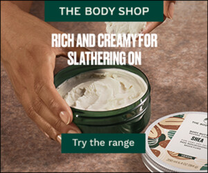 Displayanzeige The Body Shop